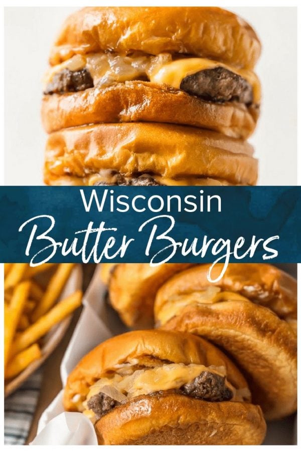 winconsin butter burgers pinterest collage