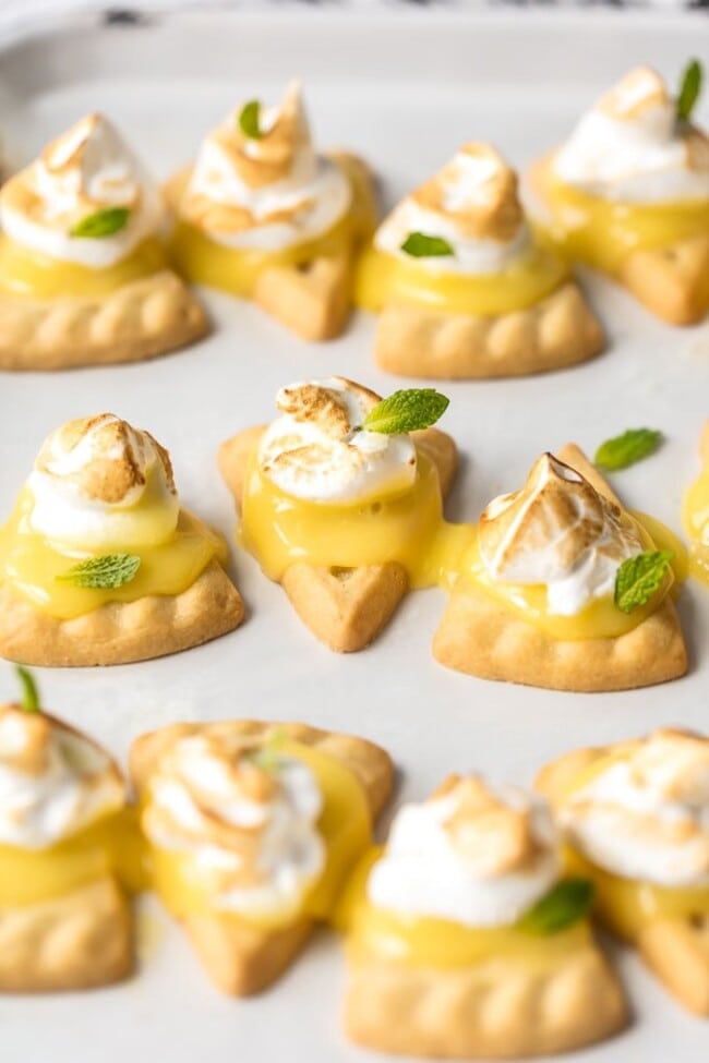 Easy Lemon Meringue Cookies (Lemon Meringue Pie Tarts) Recipe The