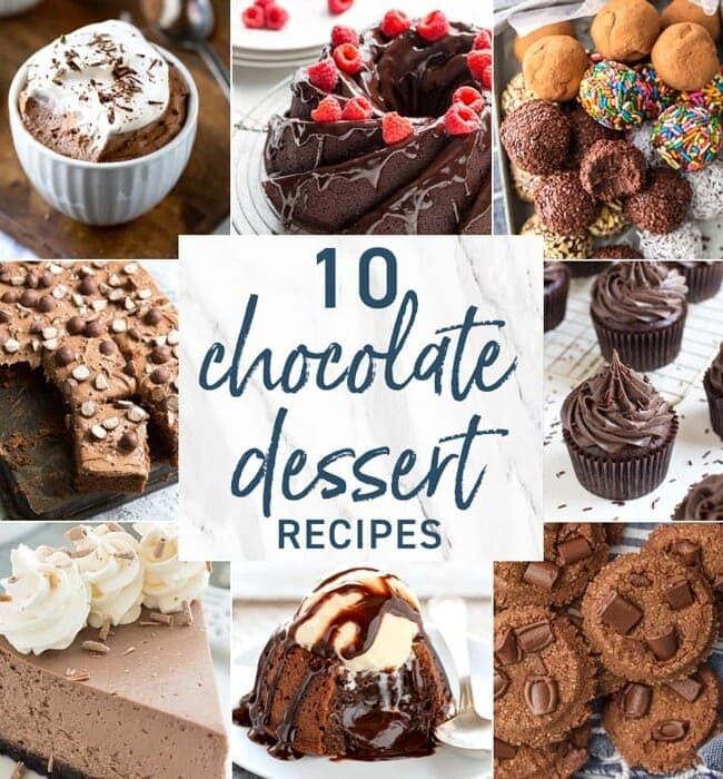10 Chocolate Dessert Recipes