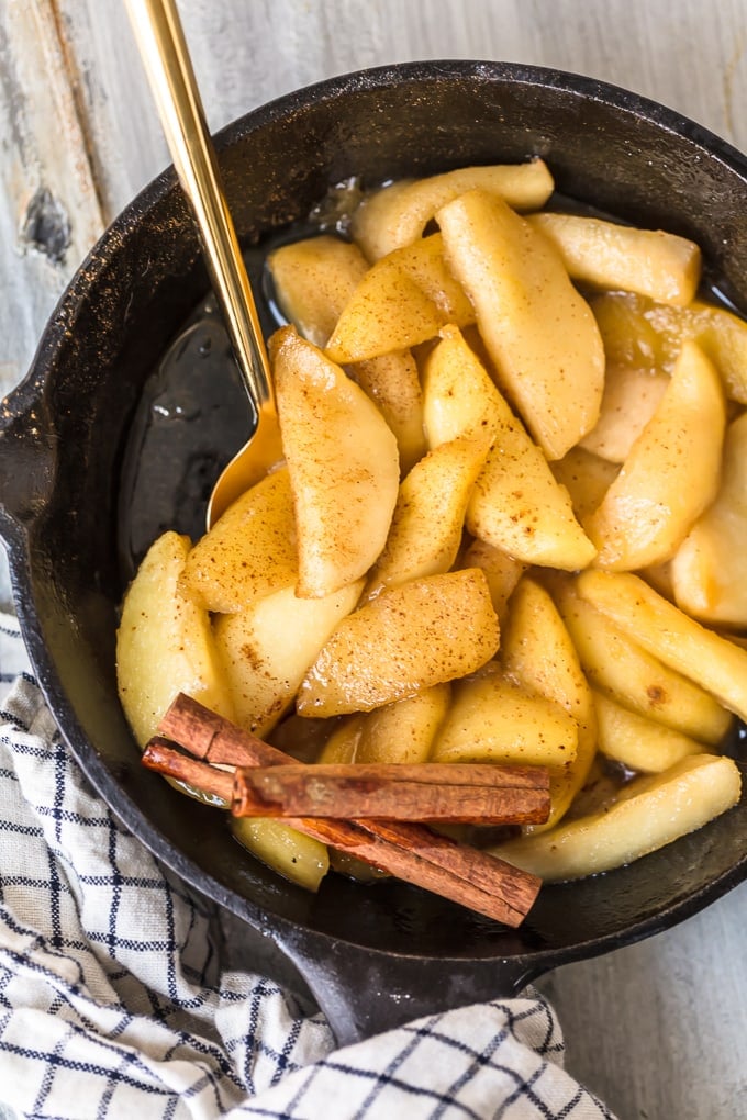 Easy fried apples recipe