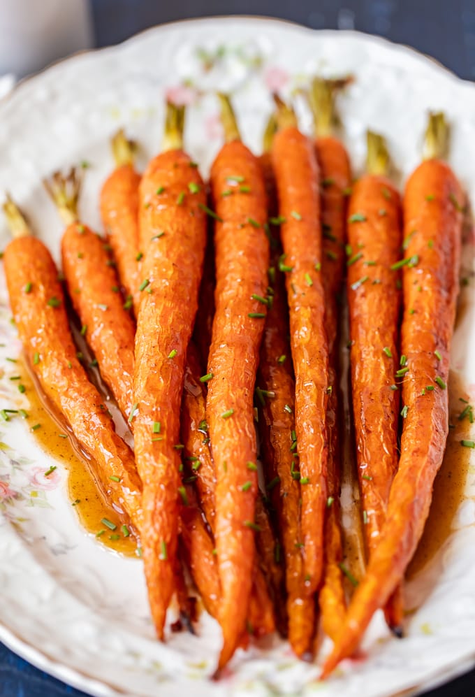 Honey Glazed Carrots Recipe with Ginger (VIDEO)