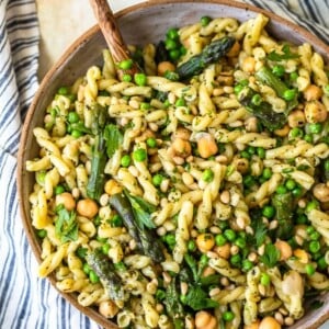 pasta salad in a bowl