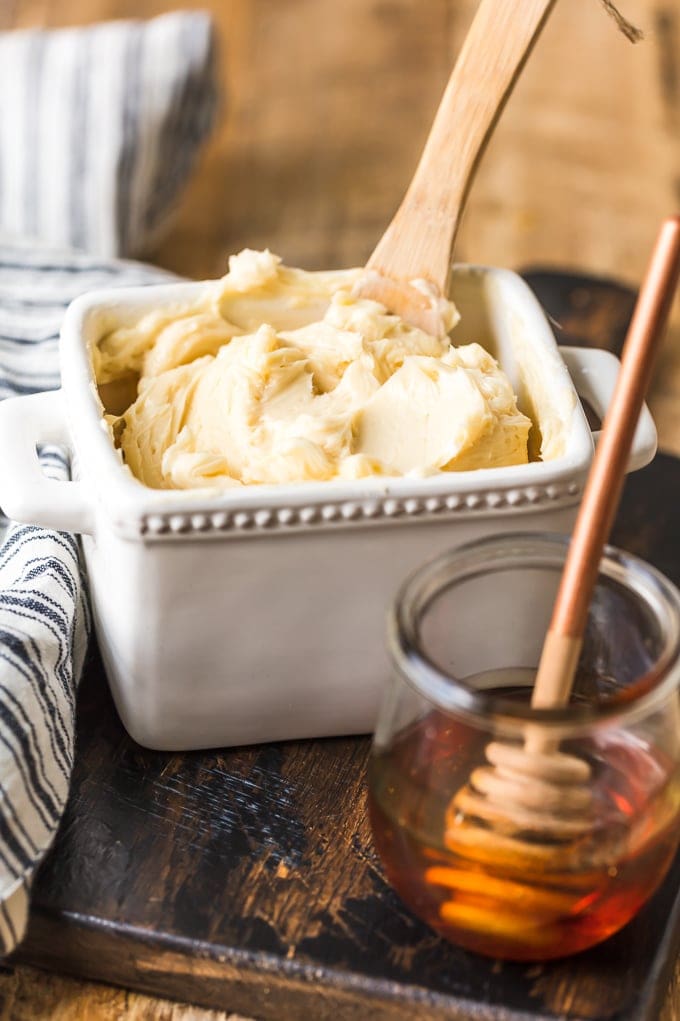 Homemade Dutch Oven Bread with Whipped Honey Butter