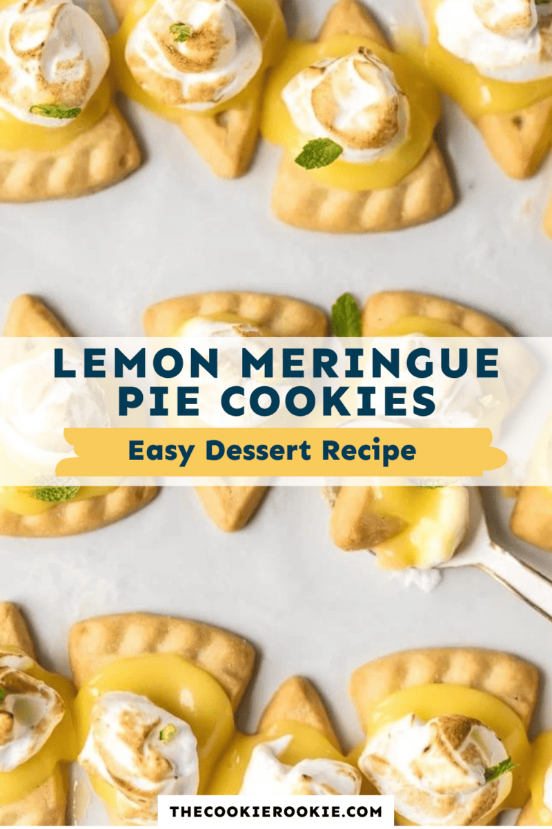 lemon meringue pie cookies pinterest