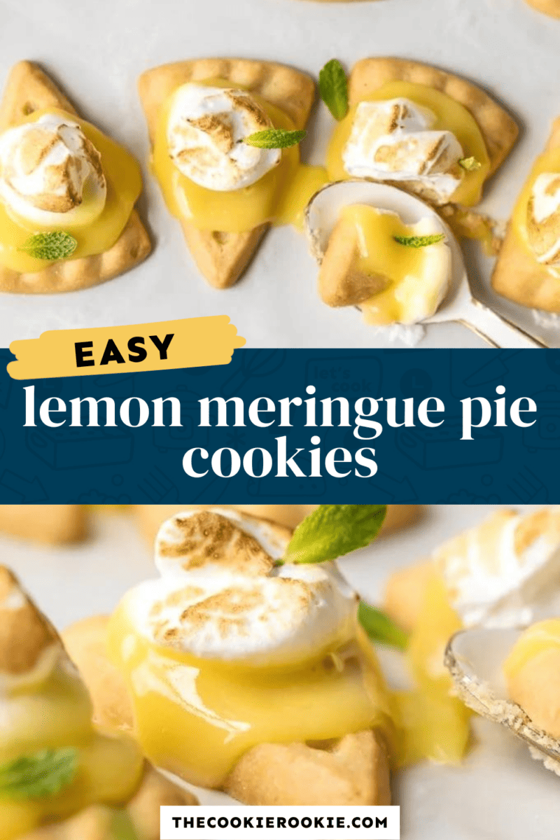 lemon meringue pie cookies pinterest