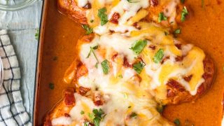 Southwest Chicken Bake (Creamy Enchilada Baked Chicken)