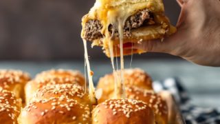 Baked Cheeseburger Sliders (Cheeseburgers for a Crowd)