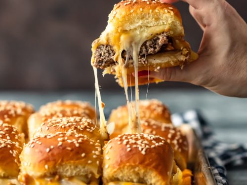 Cheeseburger Sliders (Baked Sliders Recipe) - The Cookie Rookie®