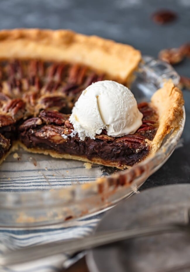 Chocolate Pecan Pie Recipe (Chocolate Bourbon Pecan Pie)
