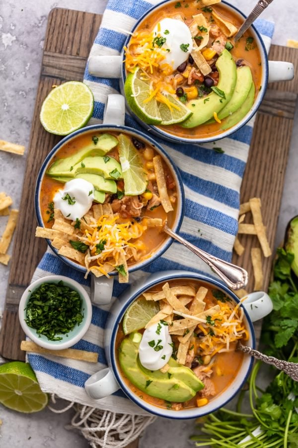 Creamy Chicken Tortilla Soup Recipe {VIDEO} The Cookie Rookie®