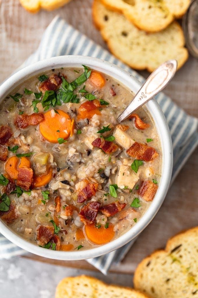 Creamy Chicken and Wild Rice Soup Recipe 