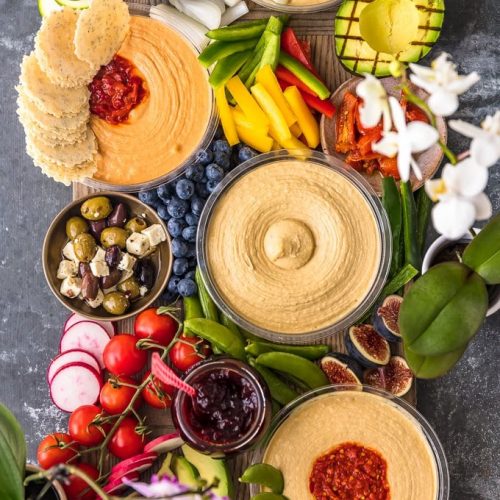 The Ultimate Hummus and Vegetable Board The Cookie Rookie®