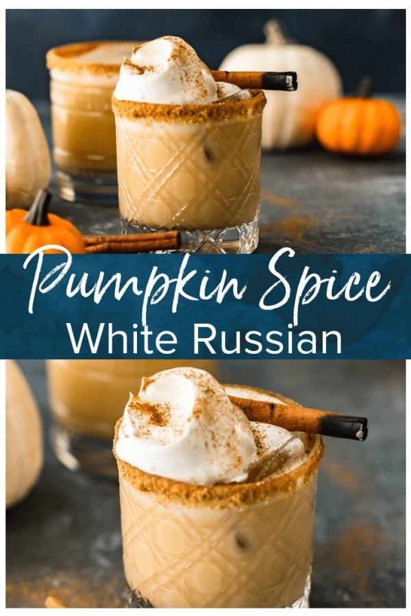 This Pumpkin Spice White Russian Cocktail is exactly what you need to be sipping on this season. This festive fall cocktail brings the perfect pumpkin flavor to a classic White Russian with the addition of pumpkin spice creamer. It's so creamy, dreamy, and delicious! You have to try this pumpkin cocktail for yourself.