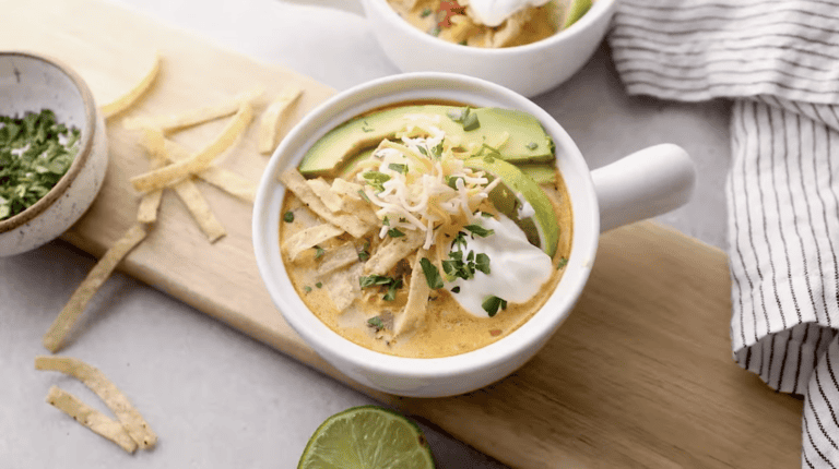 Creamy Chicken Tortilla Soup in all its glory