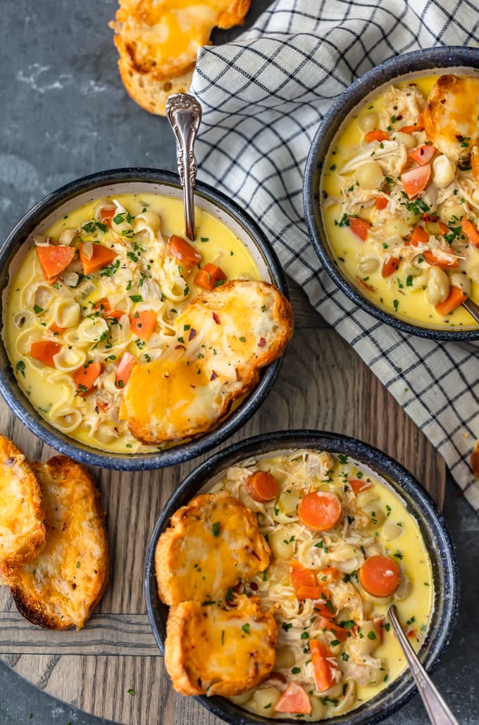 A quick, tasty dish you can adapt to how much cheese you have in the fridge, especially good when you're a student! Macaroni Soup - Chicken Mac and Cheese Soup - (VIDEO!)