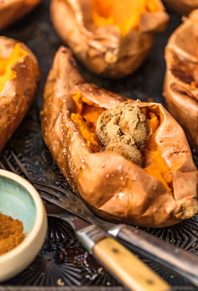 How to Make The PERFECT Baked Sweet Potato - VIDEO!