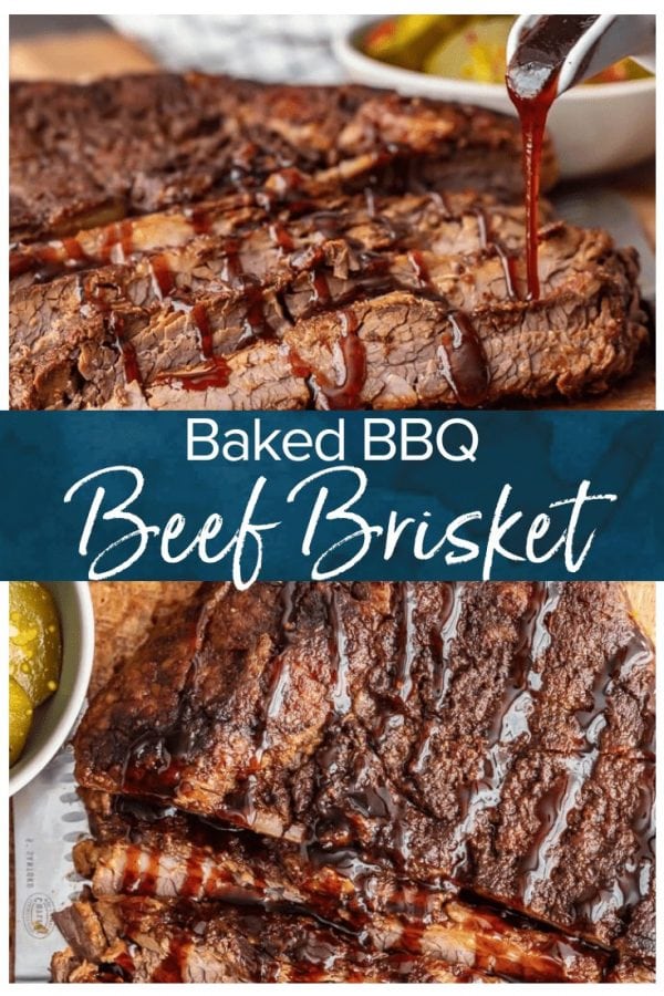 This Beef Brisket recipe is perfect any time of year. You can make BBQ brisket in the oven for a super tender, delicious result. This oven baked brisket is made even better with my special BBQ brisket sauce!