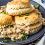 Homemade Sausage Gravy is a creamy, savory delight. This sausage gravy recipe is perfect for the classic biscuits and sausage gravy breakfast that everyone loves. Learn how to make sausage gravy for the best breakfast, whether you serve it on the holidays or everyday!