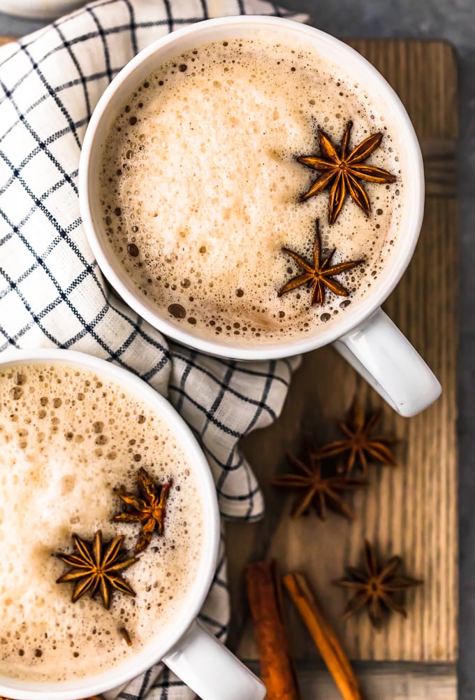 chai tea with bourbon