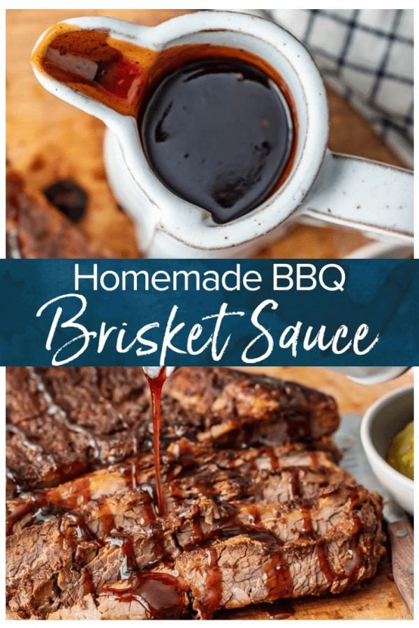 This homemade BBQ sauce recipe is the best BBQ sauce for brisket! It's so easy and so delicious. Make this amazing brisket sauce to cook with our BBQ beef brisket recipe. Or use it for any of your BBQ recipes!