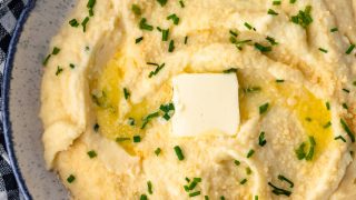 Cheesy Mashed Cauliflower Recipe (Cauliflower Mash)