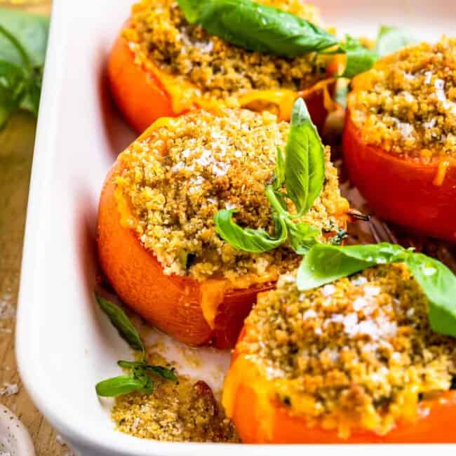 featured stuffed tomatoes.
