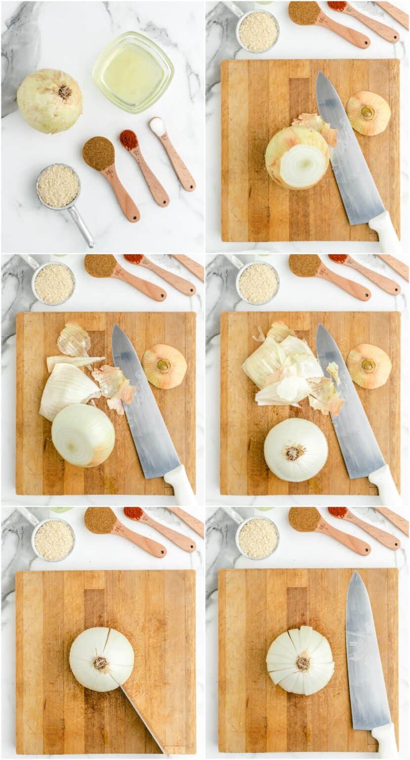 Baked Blooming Onion {Healthier Bloomin' Onion} VIDEO!!!