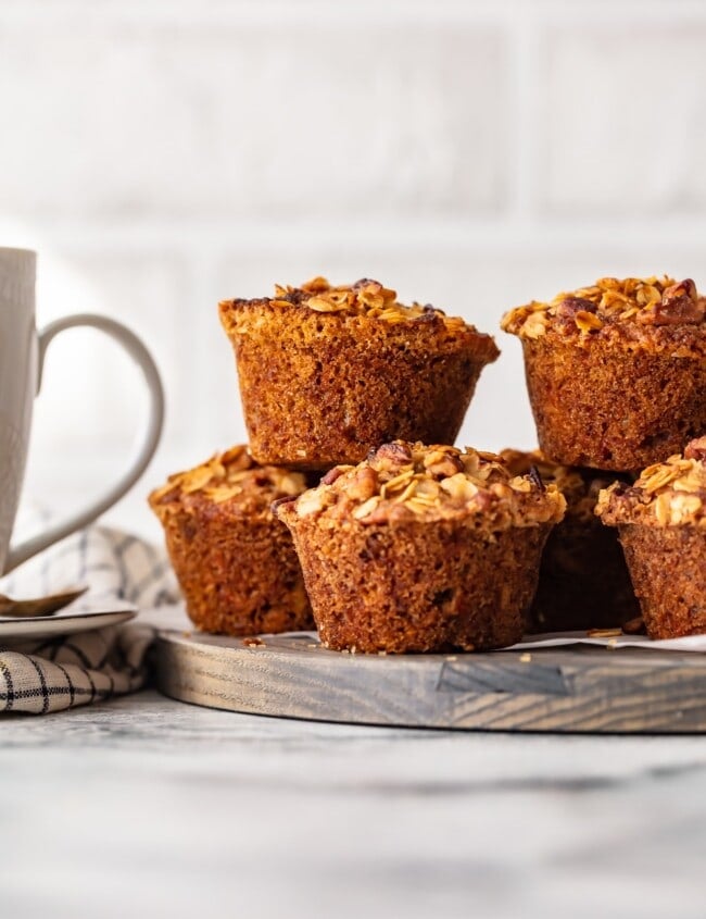 Morning Glory Muffins are the perfect healthy breakfast muffins. This morning glory muffin recipe is filled with all kinds of good stuff that will help you start the morning right!