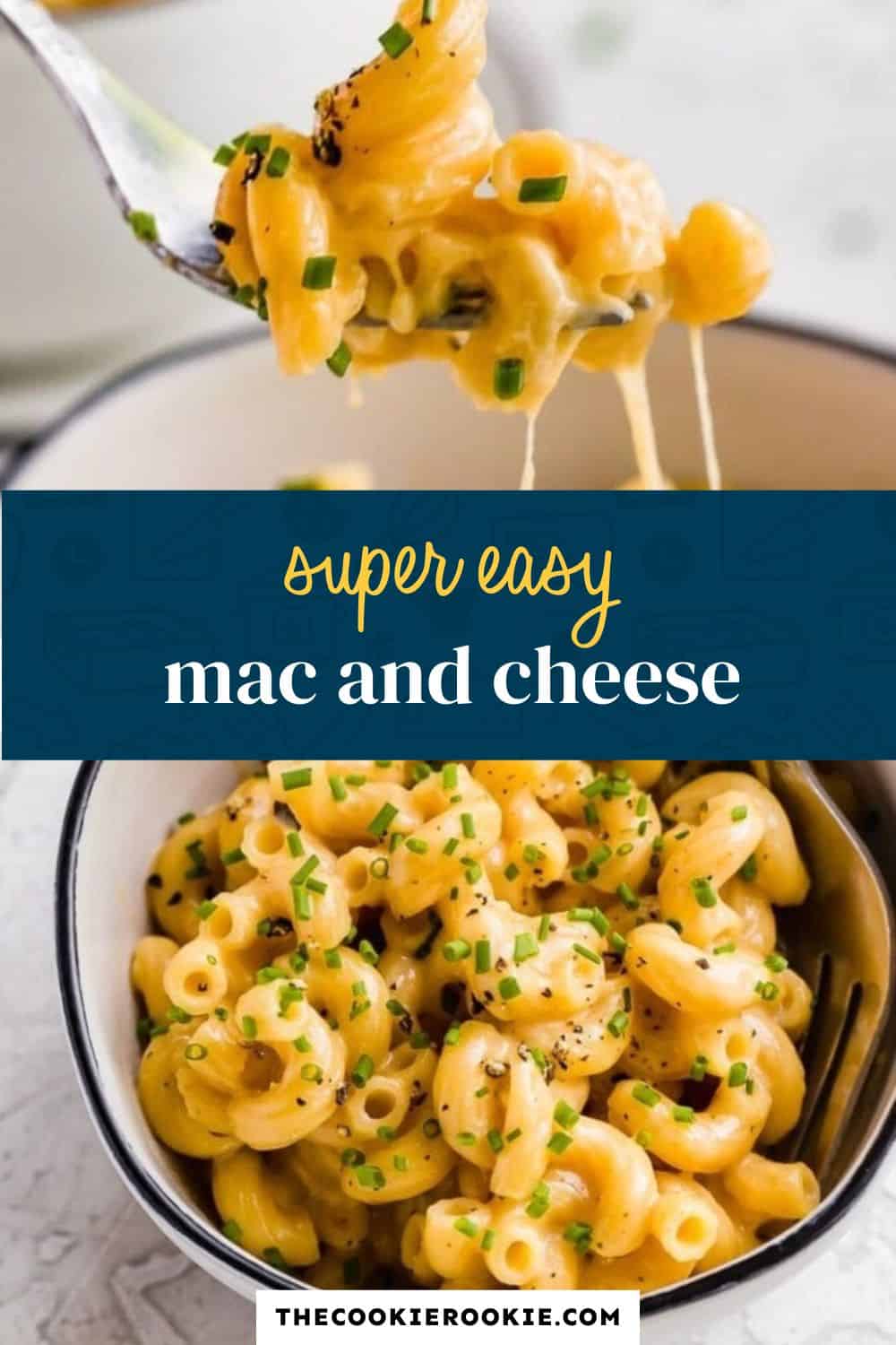one pot mac and cheese pin image