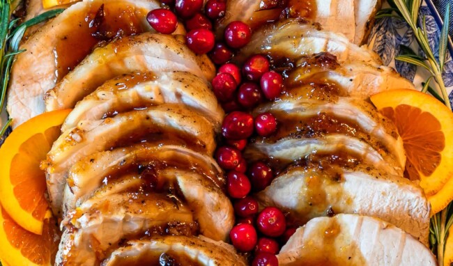orange cranberry pork loin roast