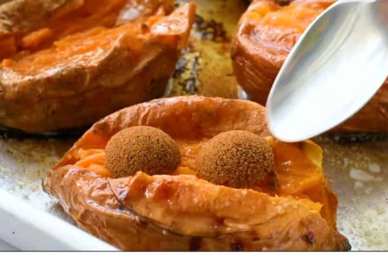 top it with some brown sugar and ground cinnamon.