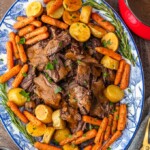 Red Wine Pot Roast on a plate