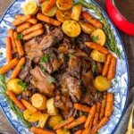 Red Wine Pot Roast on a plate