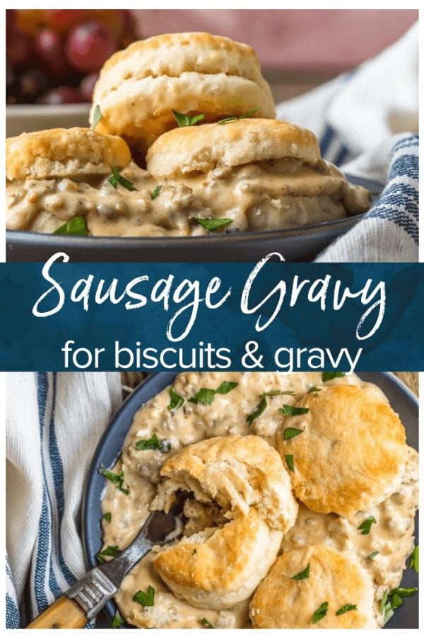 Homemade Sausage Gravy is a creamy, savory delight. This sausage gravy recipe is perfect for the classic biscuits and sausage gravy breakfast that everyone loves. Learn how to make sausage gravy for the best breakfast, whether you serve it on the holidays or everyday!