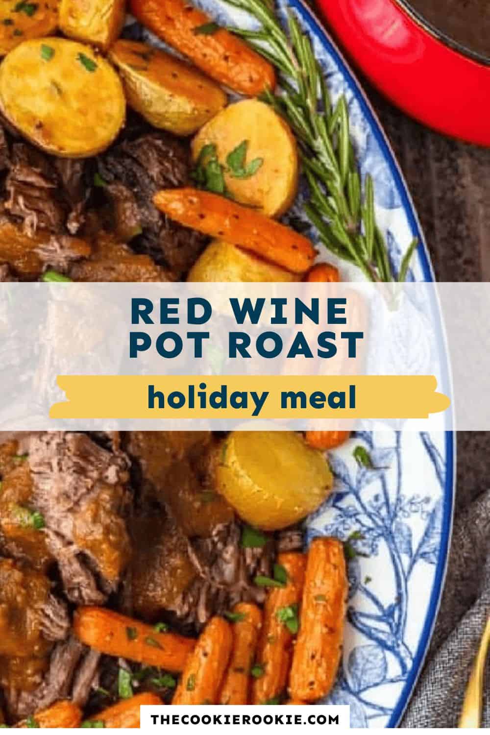 red wine pot roast pin image