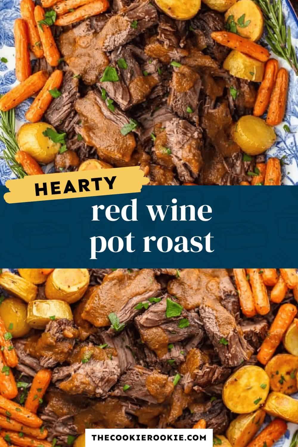 red wine pot roast pin image