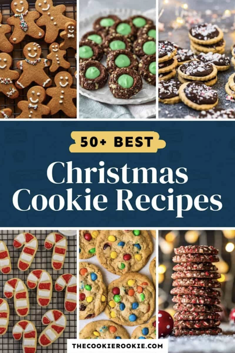 christmas cookies: Discover the ultimate collection of 50 holiday cookies recipes, including delicious Christmas cookies.
