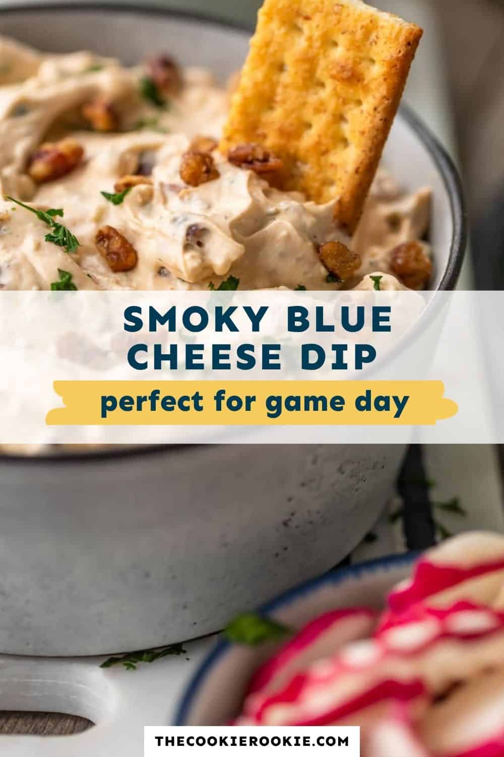 blue cheese dip pin image