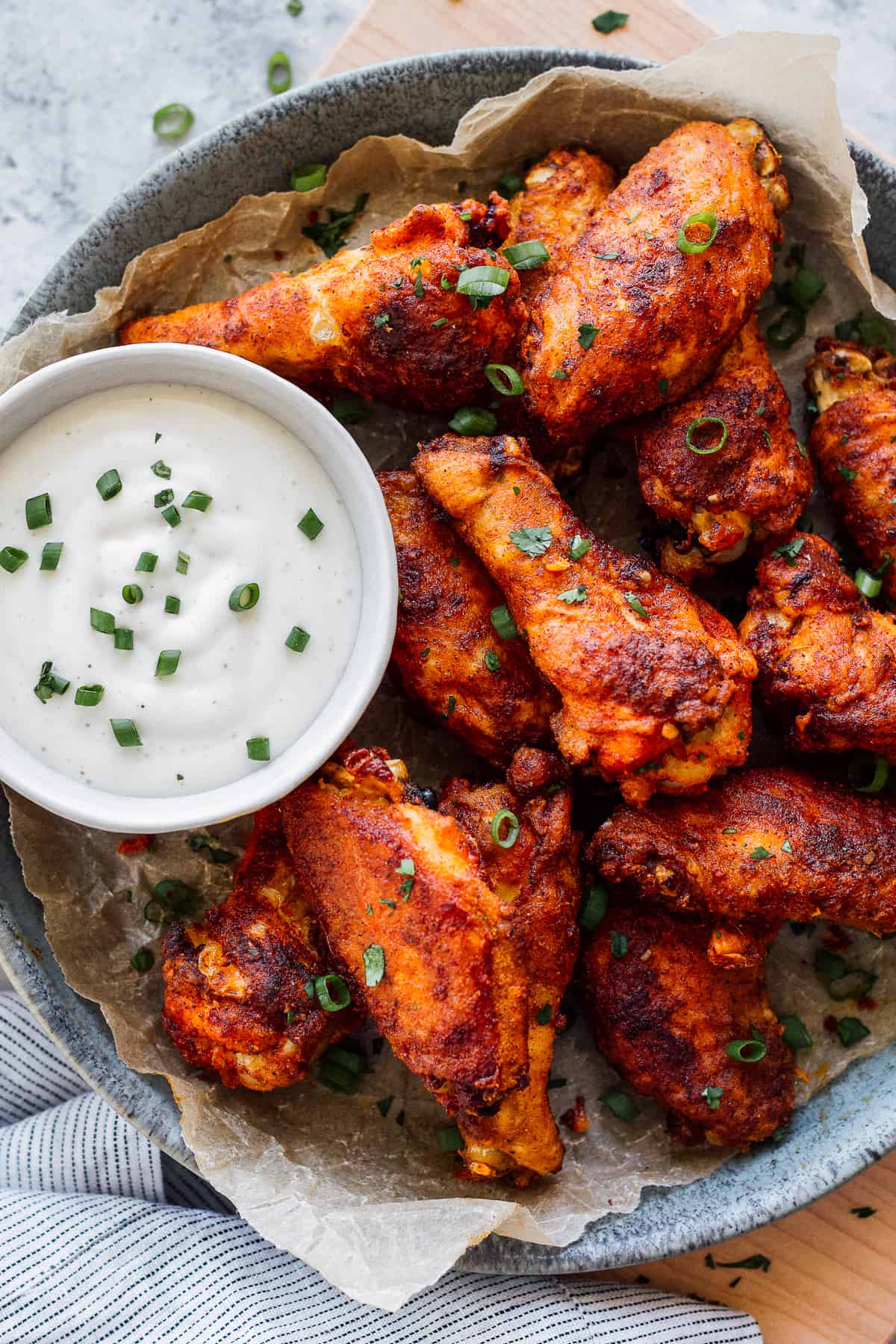 Baked Chicken Wings Recipe with Seasoning