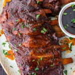 crock pot ribs immagine in primo piano 