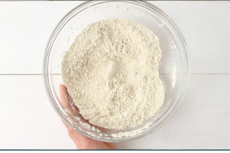 sift together all dry ingredients