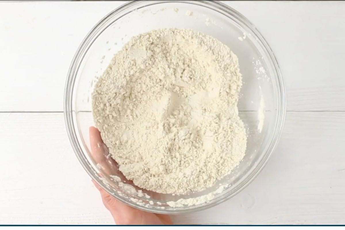 sift together all dry ingredients