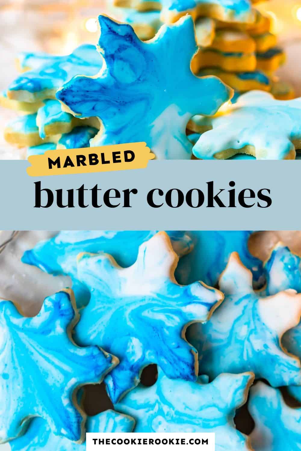 marbled butter cookies pin image