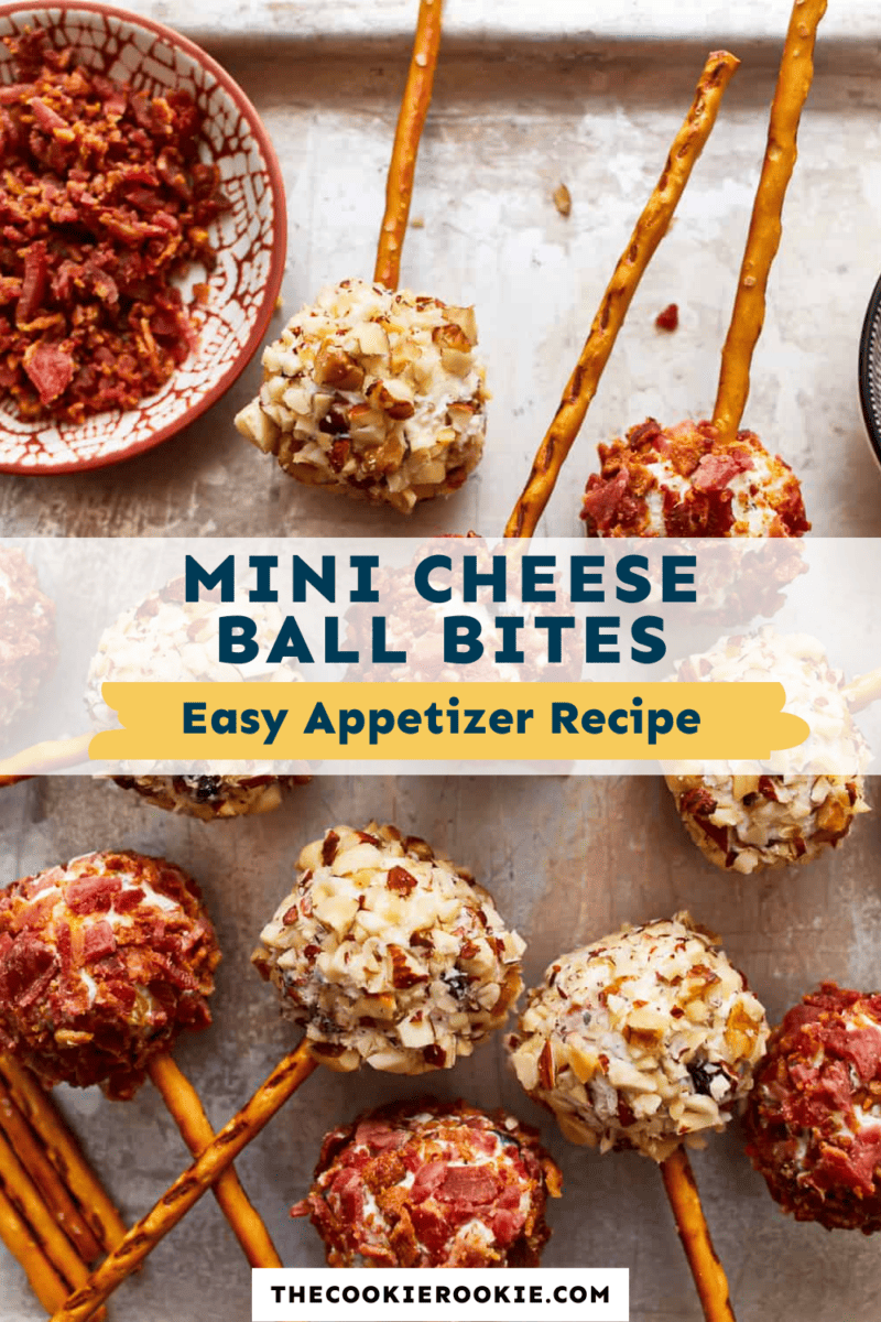 Mini cheese ball bites, a delicious recipe for easy appetizers.