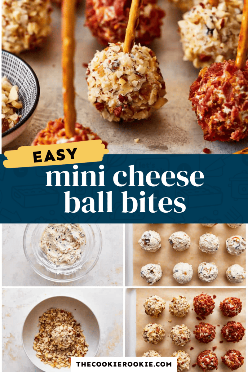 Easy mini cheese ball bites.