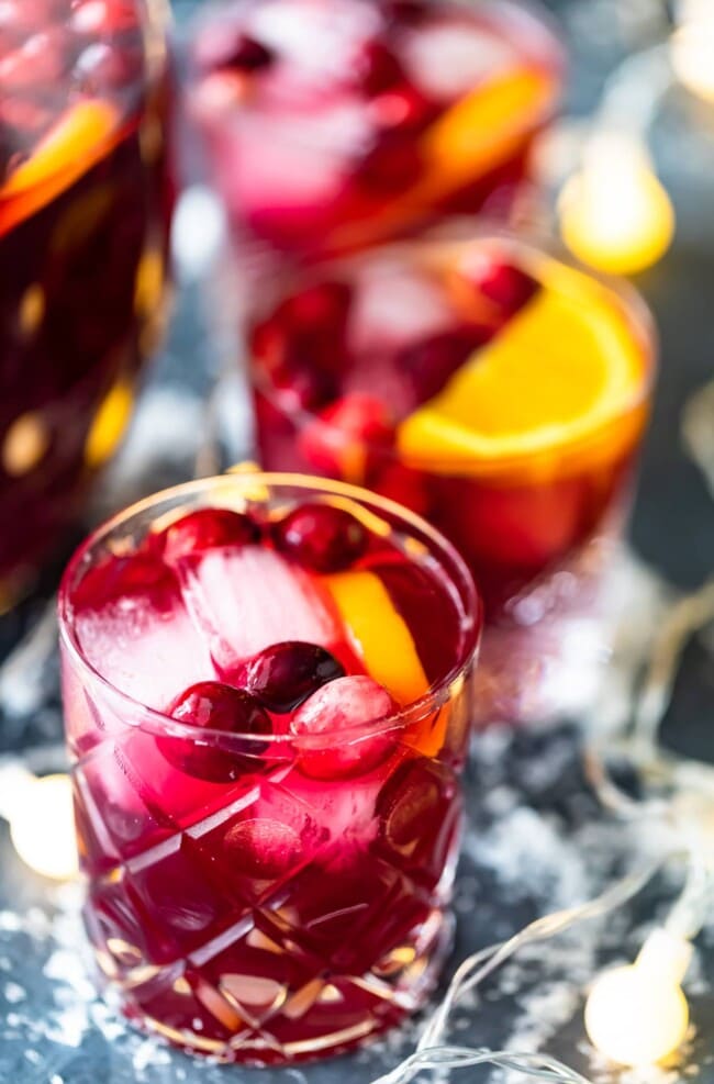 Christmas Sangria Recipe (Orange Cranberry) The Cookie Rookie®