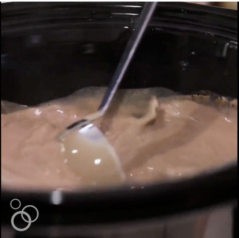 stir occasionally with ladle.