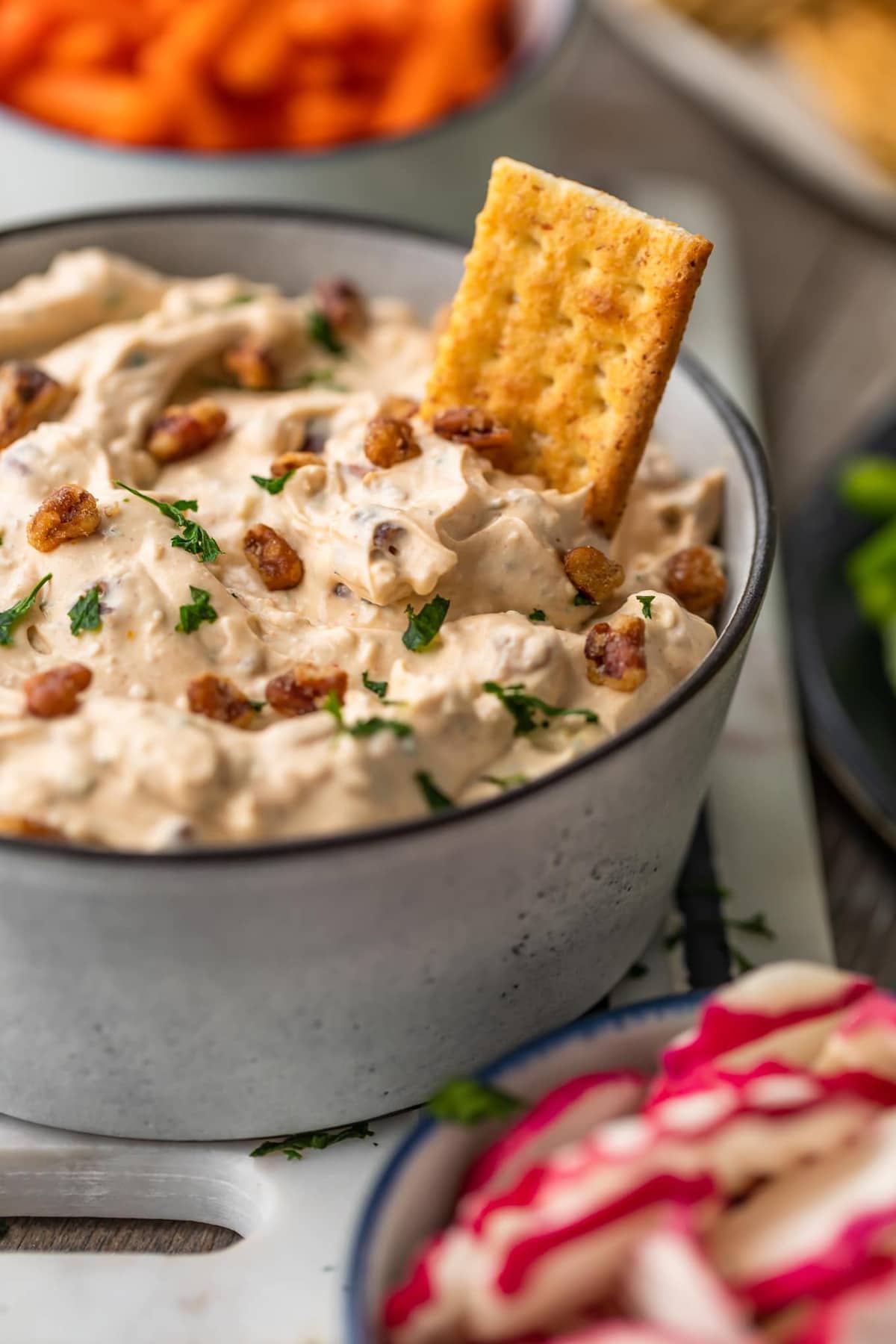 Blue Cheese Dip Recipe {Veggie Dip} - The Cookie Rookie®