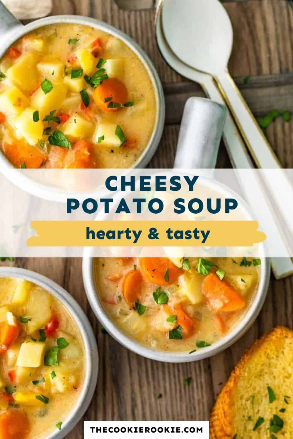 Cheesy Potato Soup pin image