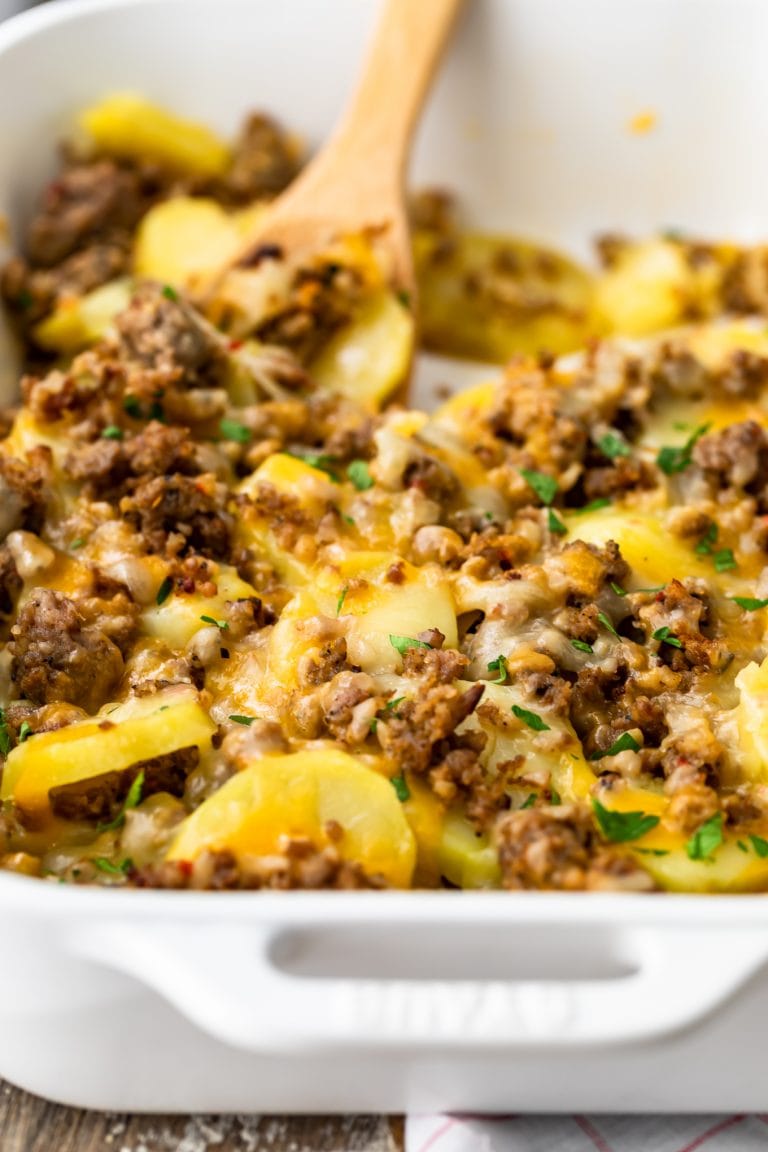 Sausage and Potato Casserole Recipe The Cookie Rookie®